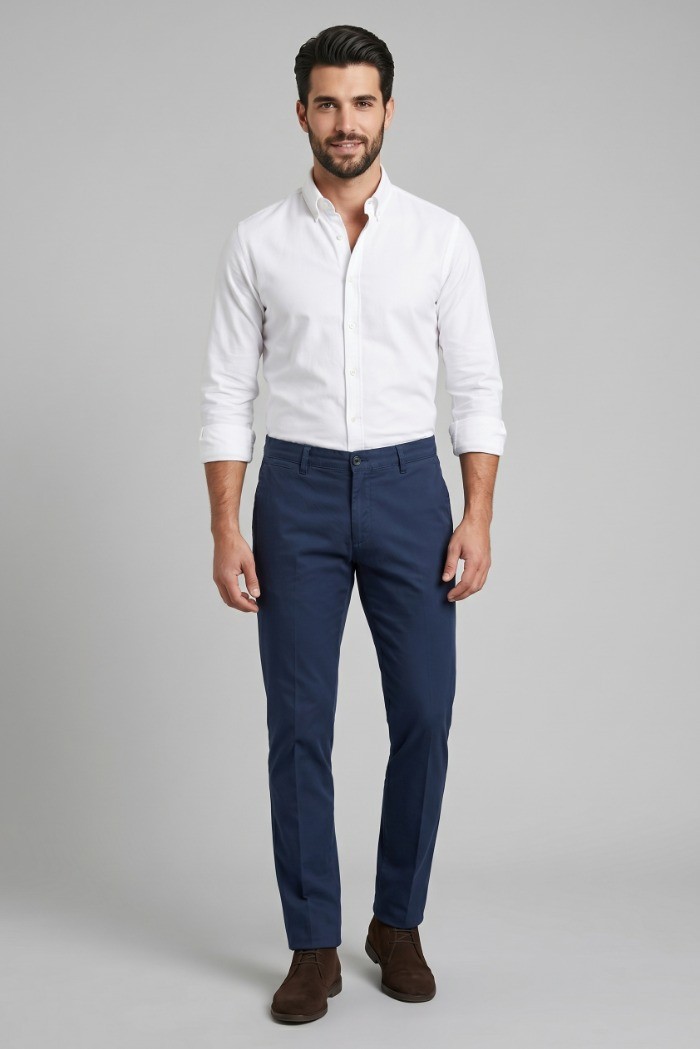 Moro pantalone chino in cotone stretch ME2653 [6f87ba0c]