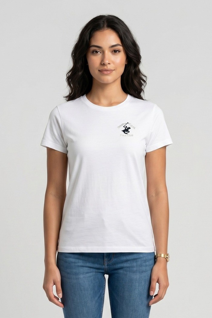 Beverly Hills Polo Club t-shirt in maglia di cotone TS516513 [a4b441e3]