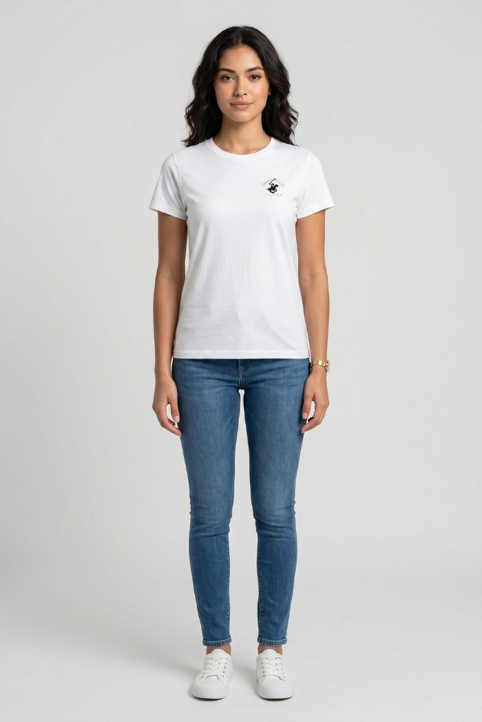 Beverly Hills Polo Club t-shirt in maglia di cotone TS516513 [ca8fc3ea]
