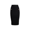 Influencer gonna aderente in maglia a costine 05J7760 [26700684]
