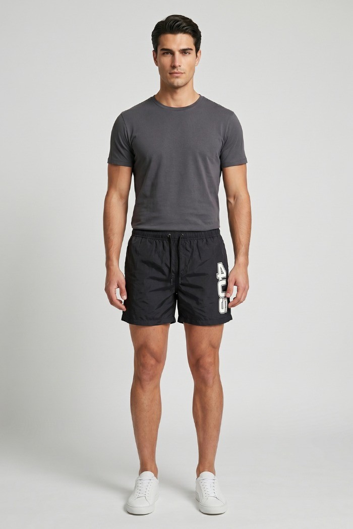 4US Paciotti shorts mare con logo 4USTS6071 [7083cfa3]