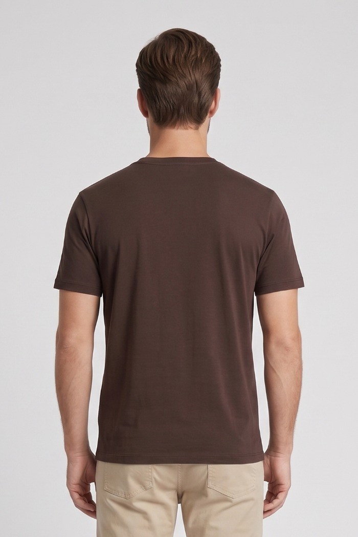 Moro t-shirt girocollo in misto cotone MEM600 [3649a229]