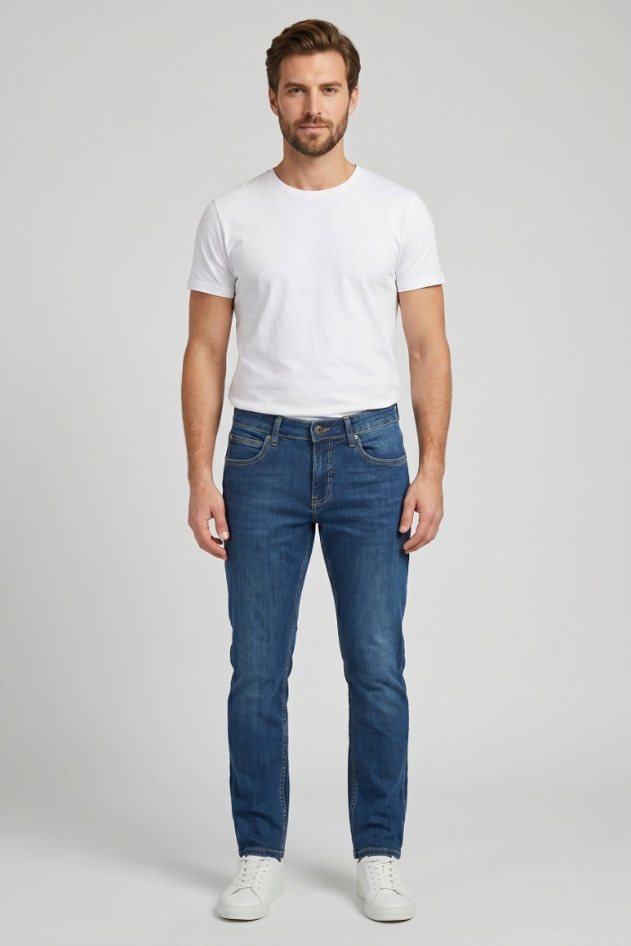 Coveri jeans 5 tasche in denim di cotone stretch COV1528 [5146c947]