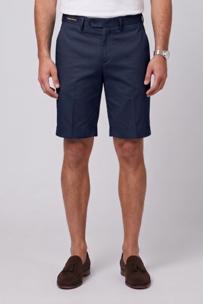 Moro bermuda in misto cotone stretch MEB276 — 805219040079498_1
