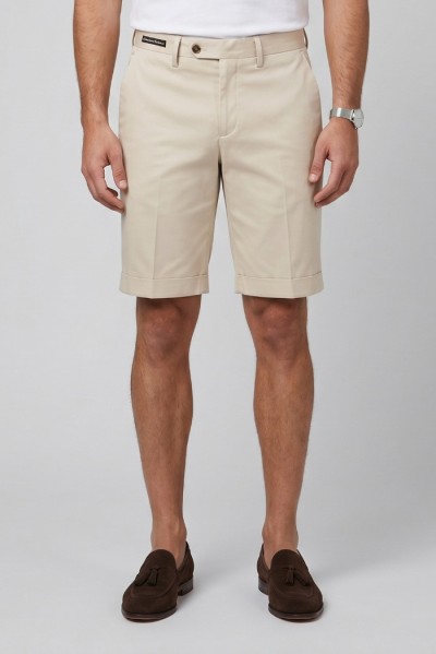 Moro bermuda in misto cotone stretch MEB276 — 805219040079498_2