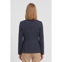 PDK giacca gessata in poliviscosa stretch 056948 [a358c9f8]