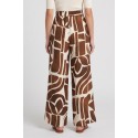 Fly Girl pantalone palazzo in viscosa a fantasia 31322/01 [1f11f97d]