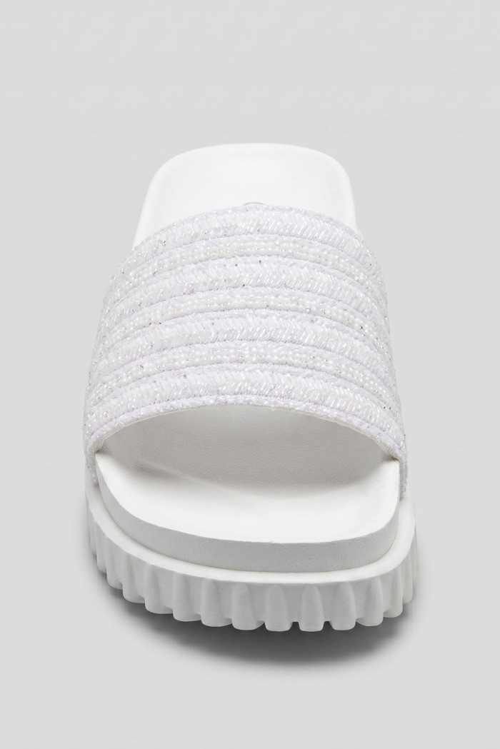 Solo Soprani ciabatta con fascia glitterata Satin SSW619N97 [6ad9e5e4]