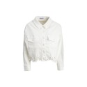Influencer giubbino in denim con orlo smerlato 05P140 [2ee5b783]