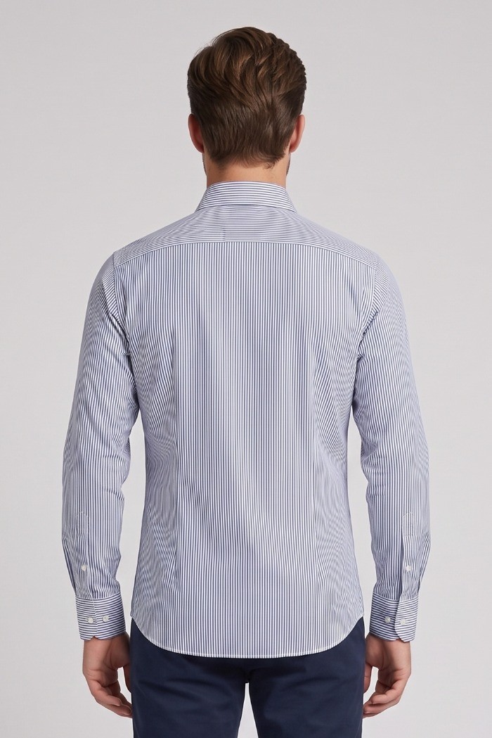 Filippo Gelsi camicia rigata in cotone 120-3F6 [0abf8e1c]