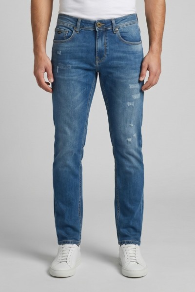 Rifle jeans in denim di cotone stretch RF570 — 805219040079233_1