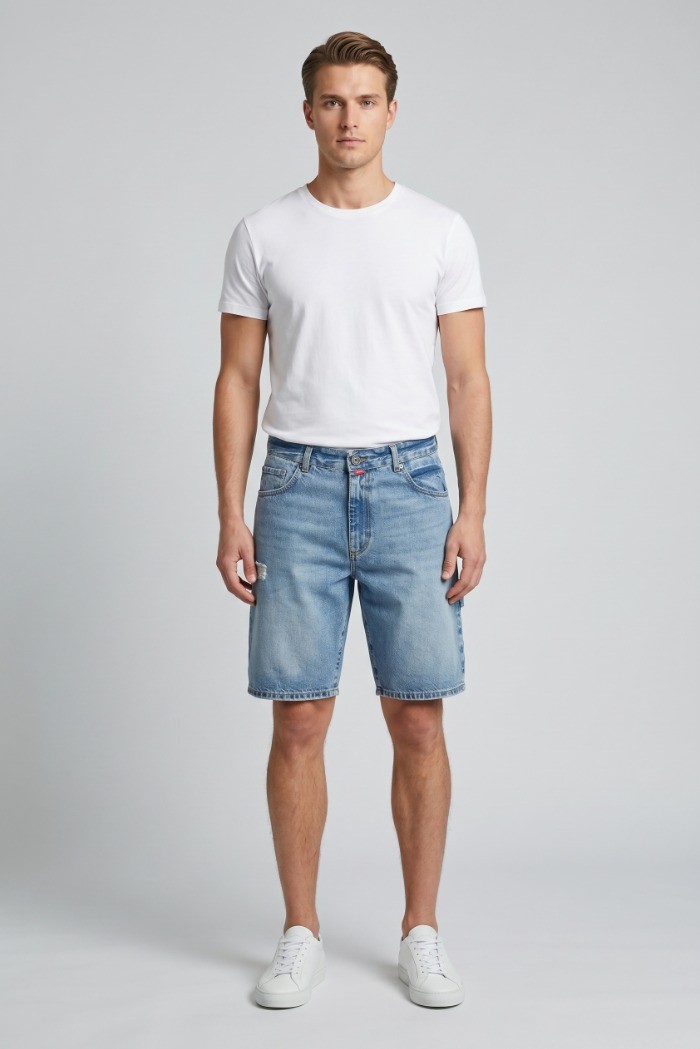 Patriot bermuda worker in denim di cotone PM6S2SSHOC63 [c05fb99b]