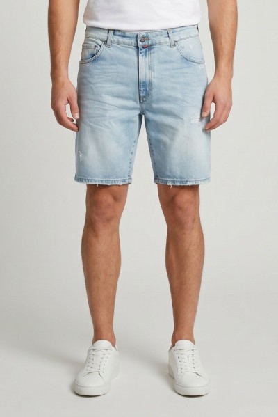 Patriot bermuda in denim di cotone PM6S2SSHOM113 — 805219040079783_1