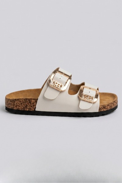 Renato Balestra ciabatta con doppia fascia e fibbie RB104 — 805219040080175_1