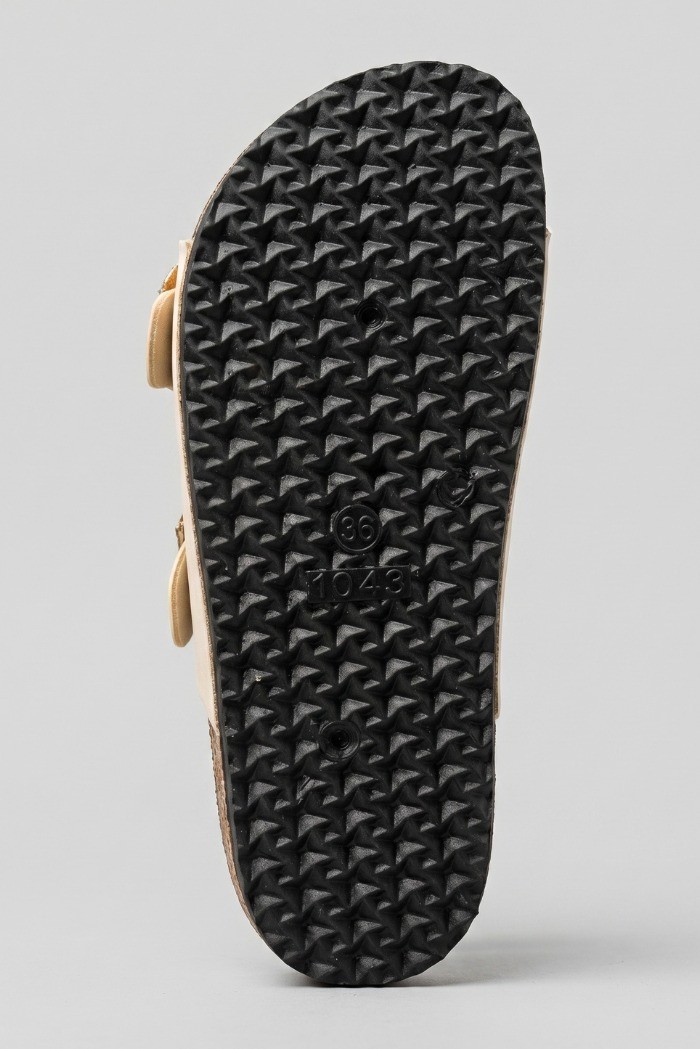 Renato Balestra ciabatta con doppia fascia e fibbie RB104 [424c8093]