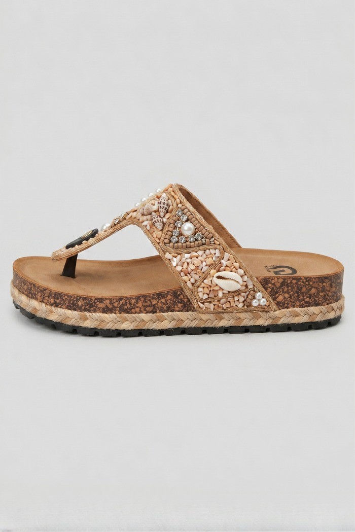 Gold & Gold infradito con fascia decorata FY06 [ef883acb]