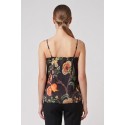 GM by Gai Mattiolo top con paillettes e fantasia floreale GM3813 [d45e06fc]