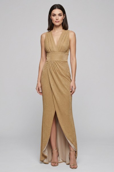 GM by Gai Mattiolo abito lungo in lurex GM3750 [7f334980]