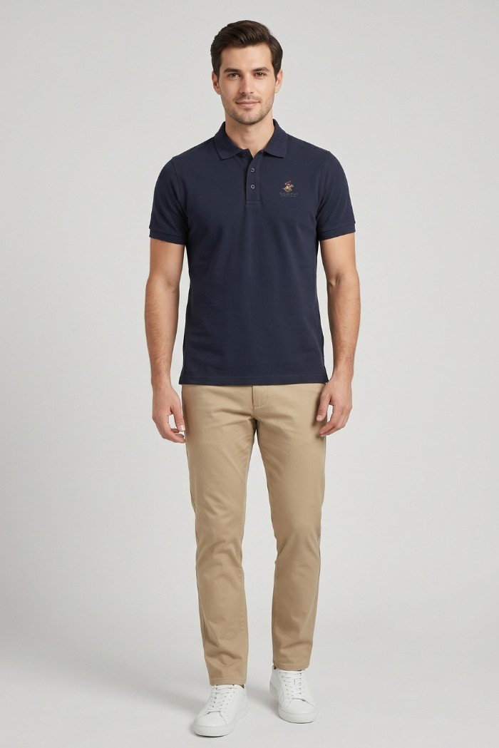 Beverly Hills Polo Club polo in piquet di cotone P450124 [60c9eb27]