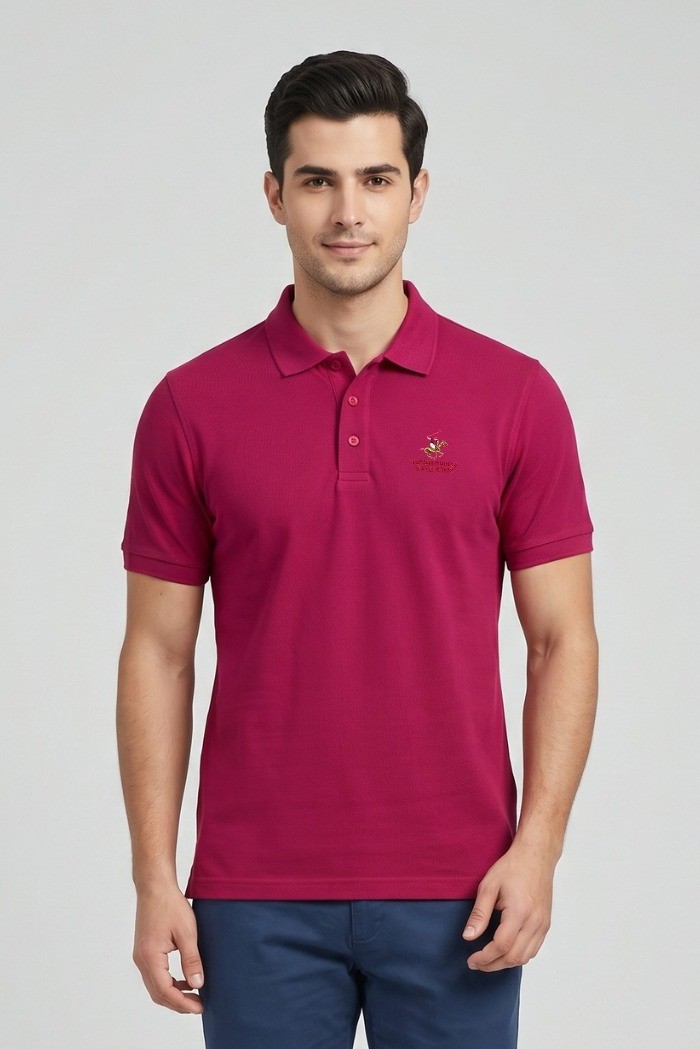 Beverly Hills Polo Club polo in piquet di cotone P450124 [f0f5596e]