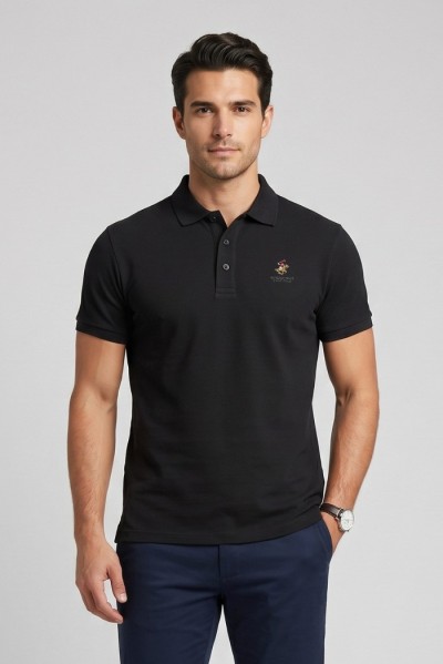 Beverly Hills Polo Club polo in piquet di cotone P450124 — 805219040079742_3