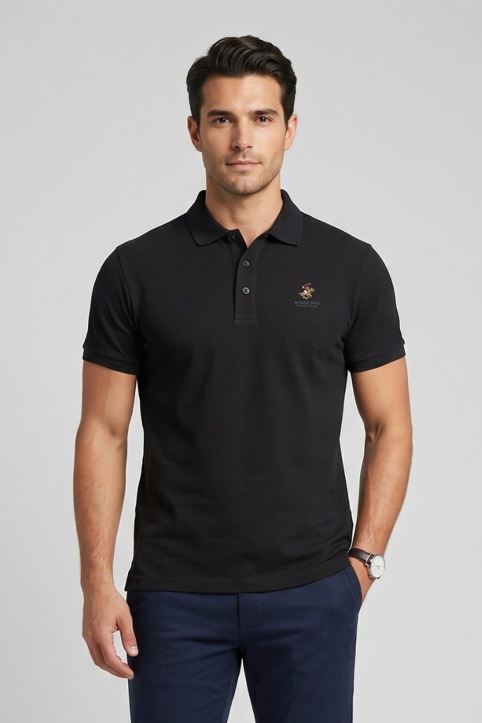 Beverly Hills Polo Club polo in piquet di cotone P450124 [beee6ba4]