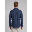 Henry Cotton's camicia botton down in lino OTIS [a07b5f6d]