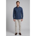 Henry Cotton's camicia botton down in lino OTIS [17669e69]