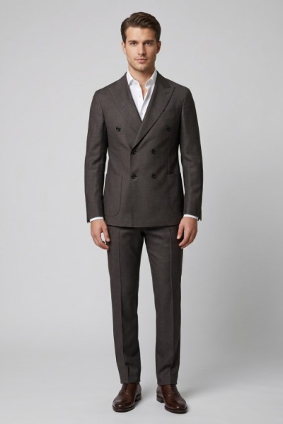 Privat Fashion abito doppiopetto in poliviscosa stretch Giorgione-abs707 — 805219040079853_1
