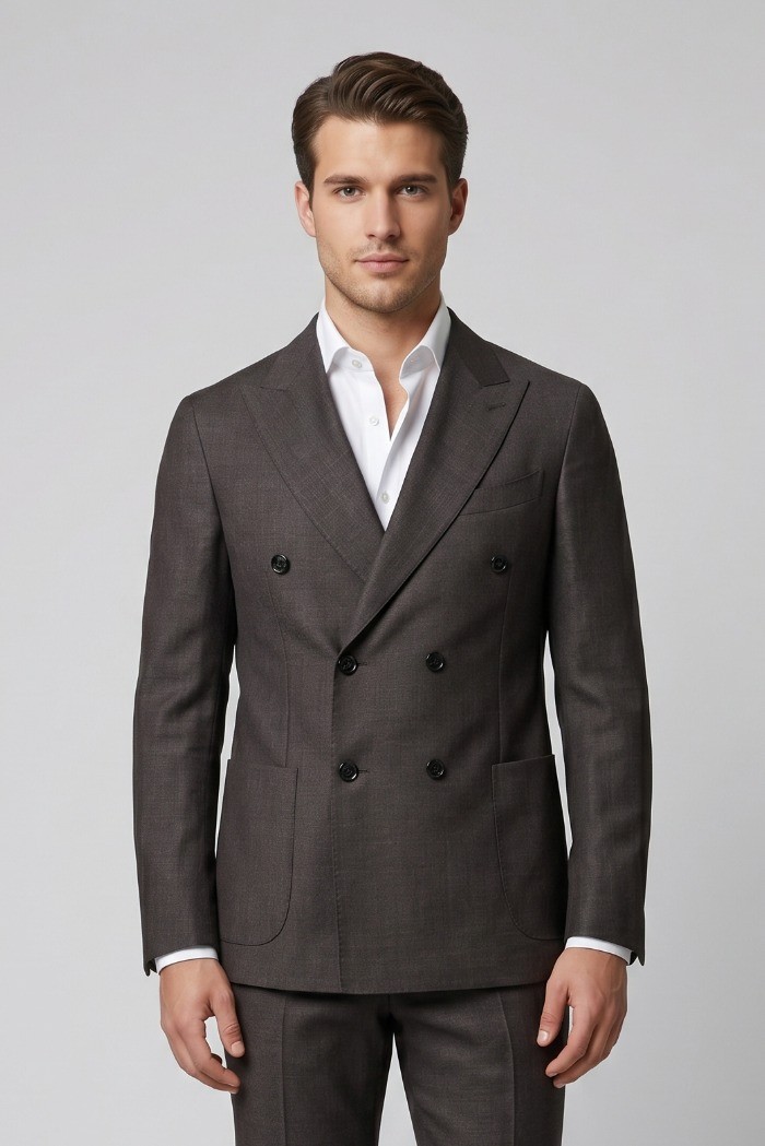 Privat Fashion abito doppiopetto in poliviscosa stretch Giorgione-abs707 [3466abcc]