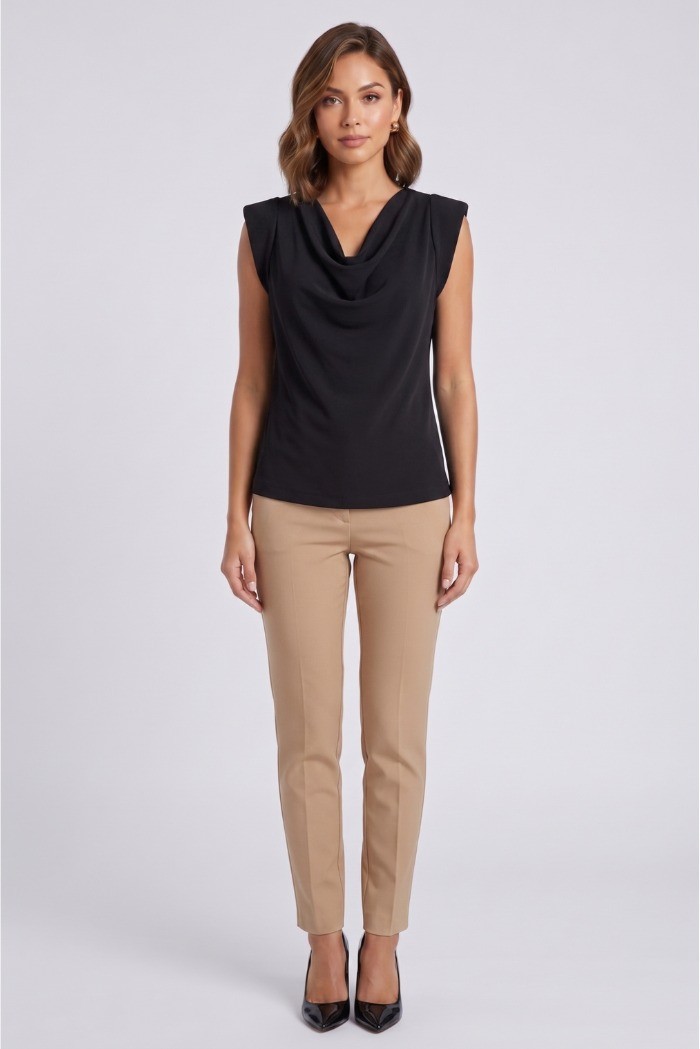 GM by Gai Mattiolo blusa in tessuto fluido GM3350 [e17192a1]