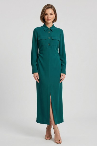 GM by Gai Mattiolo abito in poliviscosa stretch GM3595 — 805219040080000_1