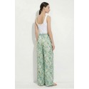 Influencer pantalone wide leg a fantasia con coulisse 05T0086 [29097ccf]