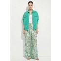 Influencer pantalone wide leg a fantasia con coulisse 05T0086 [9b44fad5]