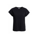 Influencer t-shirt in cotone con ricamo sangallo 05AB223 [c76c24cc]
