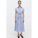 Influencer abito camicia in popeline 05X601 [e19faa83]