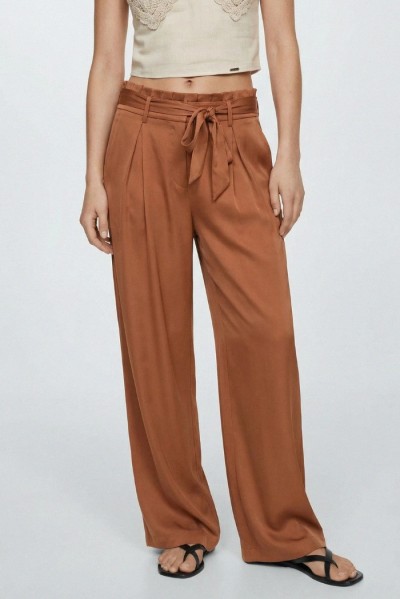 Influencer pantalone palazzo in tessuto fluido 05Y157 [d0080f4e]