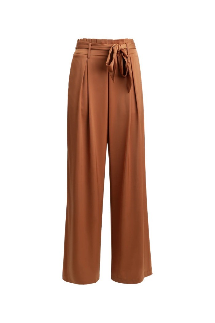 Influencer pantalone palazzo in tessuto fluido 05Y157 [bb63ca59]