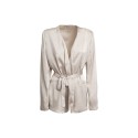 Influencer blazer vestiglia in tessuto jacquard 05Y166 [89ba0b01]