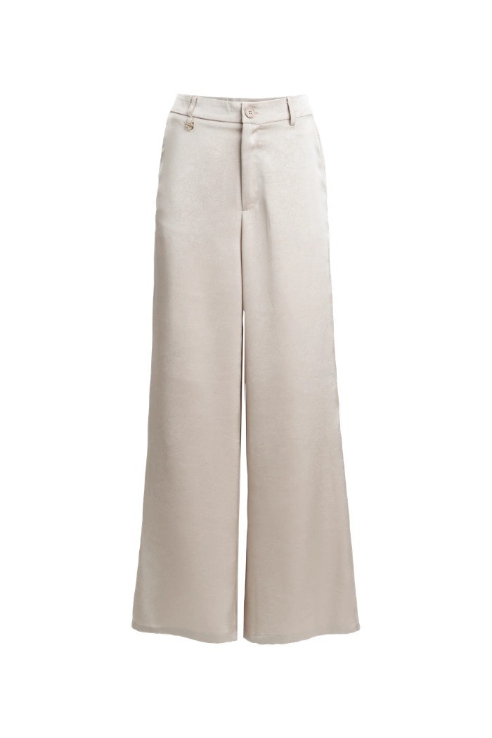 Influencer pantalone palazzo con finitura satinata 05Y167 [f1b7231a]