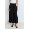 Influencer gonna lunga fluida con laccio 05Y169 [1d1f81a5]