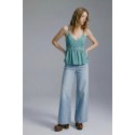Influencer top con passamaneria in pizzo 05Y175 [4e875369]