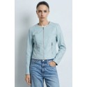 Influencer giubbino in ecopelle martellata 05Z4050 [ed2dcb08]