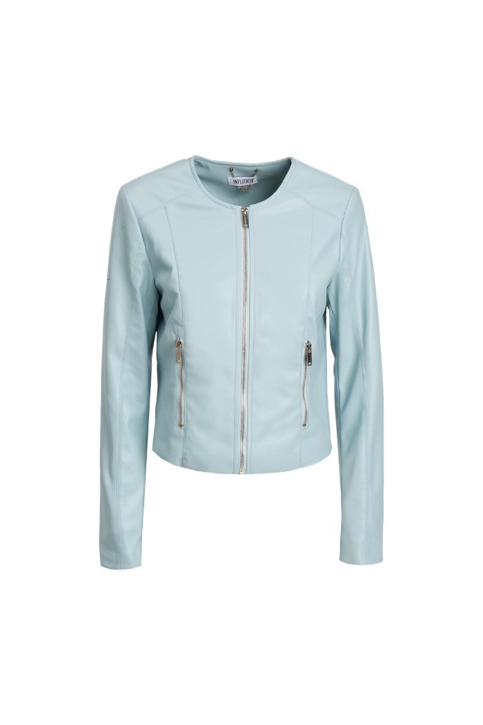 Influencer giubbino in ecopelle martellata 05Z4050 [315bcf1b]