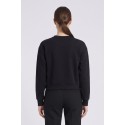 Markup felpa in misto cotone con dettagli gioiello MW1620013 [74e00aee]