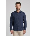 North Sails camicia in lino con logo ricamato 664437 [4c718456]