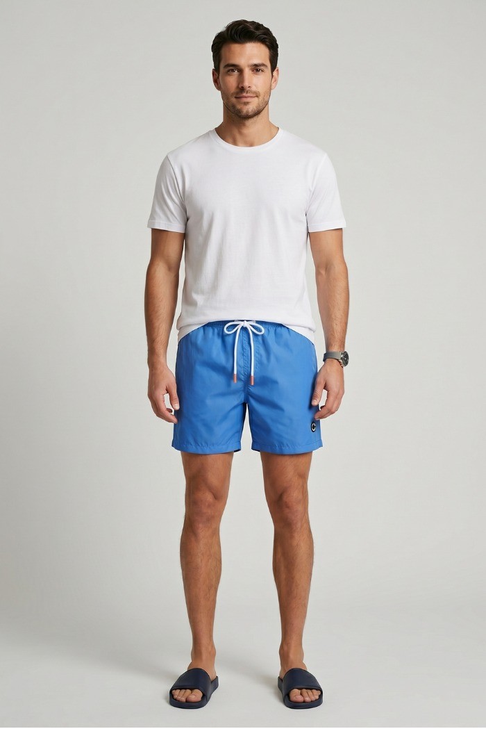 Markup shorts mare con patch logo MK17101 [9efd0e65]