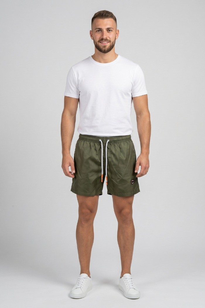 Markup shorts mare con patch logo MK17101 [6814f2ff]