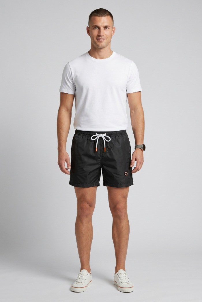 Markup shorts mare con patch logo MK17101 [22702296]