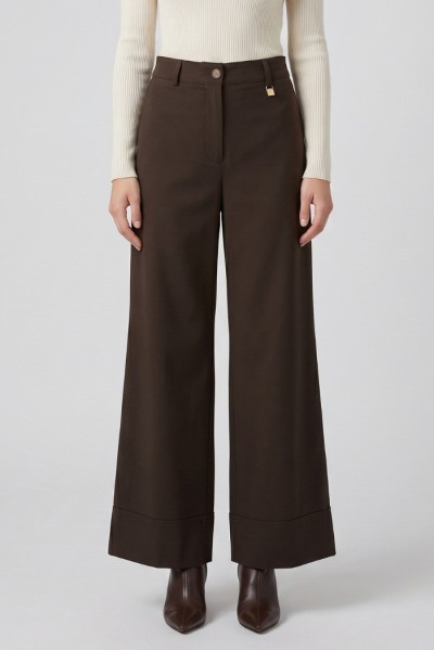 Maidoma pantalone palazzo in misto viscosa e lino PE26F508/MD1325 — 805219040079509_1